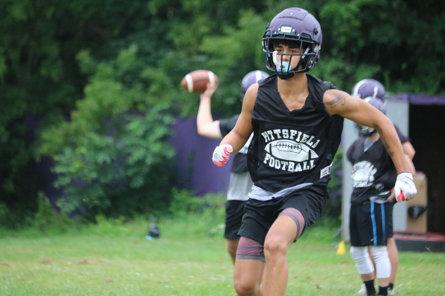 Pittsfield football practice
